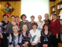 Встреча разных поколений коллектива библиотеки "Новогородская"