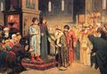 1613 года на трон взошёл молодой Михаил Фёдорович Романов.jpg