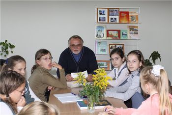 Владимир Викторович Шамов с читателями