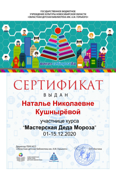 Файл:Сертификат мк дед мороз Кушнырёва Н.Н..png