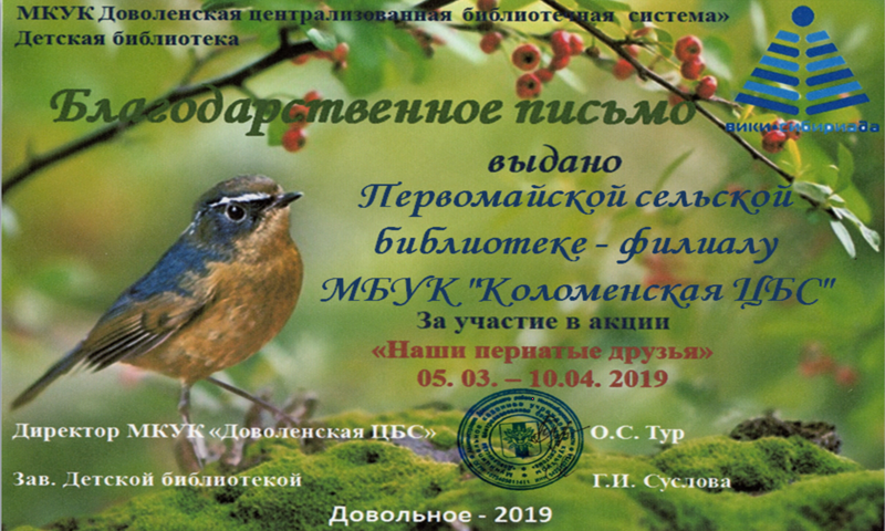 Файл:Первомайская библиотека Акция о птицах.png